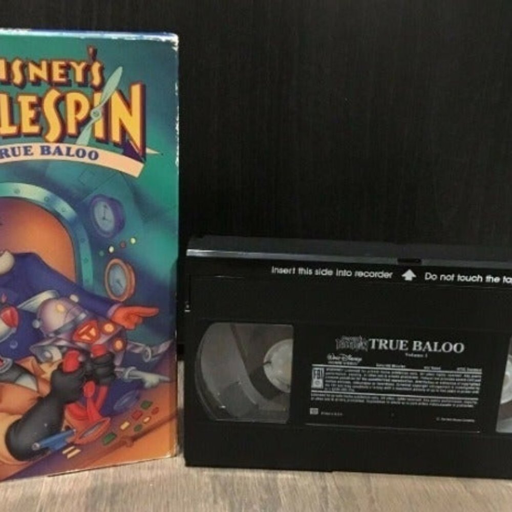 Disney TaleSpin True Baloo VHS Slipcover Volume 1 Animated Movie Tape 1991
